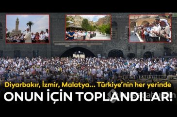 Türkiye'nin dört bir yanında Muhammed Mursi için cenaze namazı kılındı