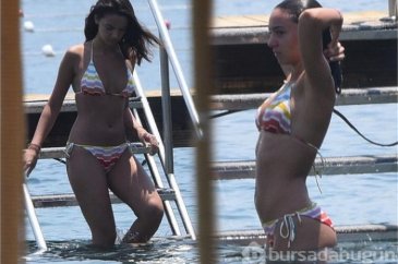 Geçen yılın Türkiye 2. Güzeli tatil yapıyor