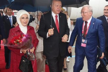 Cumhurbaşkanı Erdoğan Japonya'ya geldi
