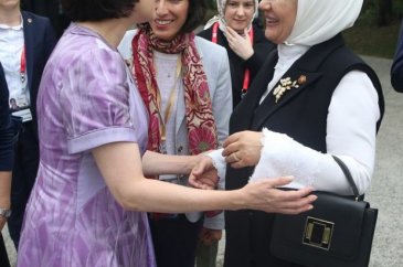 Liderlerin eşleri G20'de buluştu
