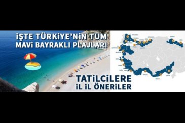 Türkiye'nin Mavi Bayraklı plajlarının tam listesi (En iyi sahiller ...