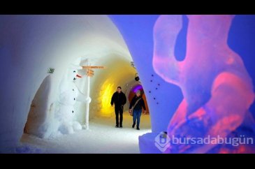 Finlandiya'daki Buz Otel Igloo
