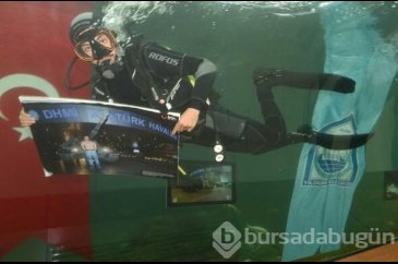 Türkiye'de bir ilk! Su altında sergileniyor
