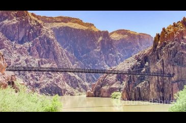 Doğa yürüyüşçülerinin ana rotası Güney Kaibab Parkuru