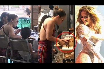 Jennifer Lopez halkla iç içe