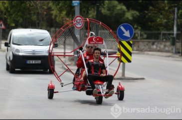 Bursa'da benzin zammından bıkınca bakın ne yaptı!
