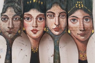 Çöpe atılan eşyalardan sanat eserleri yaratıyor!
