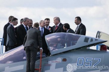Başkan Erdoğan ve Putin fuar alanını birlikte inceledi
