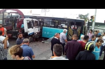 Ümraniye'de feci kaza