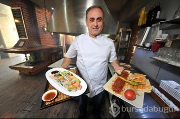 Suşi ile Adana kebabını aynı dükkanda birleştirdi