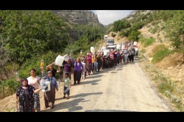 1 litre su için 1 kilometre su kuyruğu
