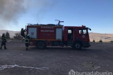 Kırıkkale'de fabrika yangını