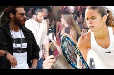 Can Yaman, ünlü tenisçi ile tanıştı
