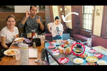 Güzel oyuncu Ece Hakim, Harvard'da sucuklu yumurta yaptı!