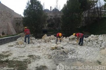 Bozdoğan Kemeri'nin restoresi sırasında tarihi buluntulara ulaşıldı