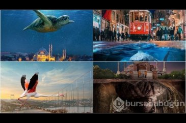 Fantastik tasarımlarla İstanbul'un simgeleri