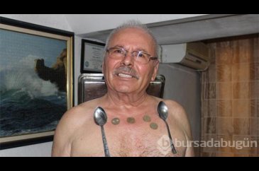 'Mıknatıs adam' her şeyi çekiyor