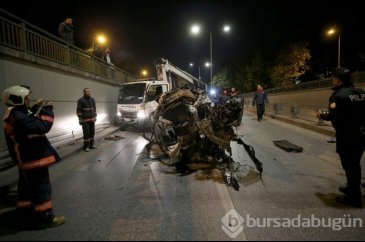 Başkent'te korkunç kaza!