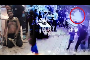 Kendisini ateşe verip, balık tezgahına atlamış!