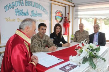 Barış Pınarı Harekatı'na nikah masasına destek