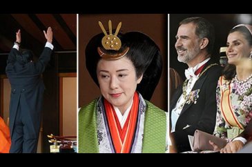 Naruhito, törenle "kasımpatı" tahtına çıktı.