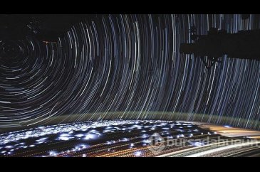 Yörüngedeki astronot 'Dünya' paylaşımı yaptı!