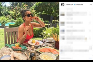 Salma Hayek "Pardon, yanlış fotoğraf paylaştım!"