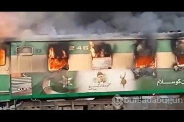 Tren yangınında çok fazla ölü var!
