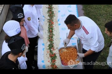 Mersin'in en ünlü lezzeti! Tam olarak 33 metre!