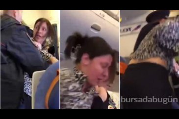Uçakta rezalet yaşandı!
