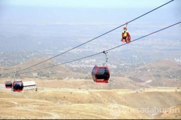 Teleferikte kurtarma tatbikatı!
