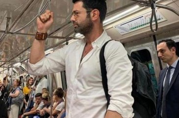 Toplu taşımaya binen ünlüler