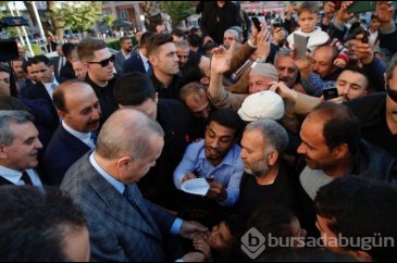 Cumhurbaşkanı Erdoğan'a Şanlıurfa'da sevgi seli!