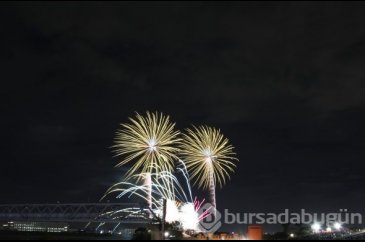 Tokyo'da havai fişek festivalinden renkli görüntüler