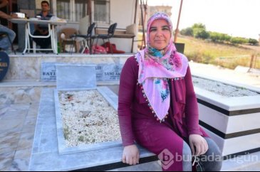 Eşinin desteğiyle ön yargıları yıktı... Mezar taşı üretmeye başladı