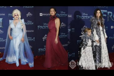 Frozen 2'nin galasında renkli görüntüler