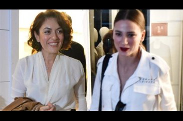 Ezgi ve Serenay'ın beyaz şıklığı