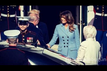 Erdoğan ve Trump görüşmesinden kareler!
