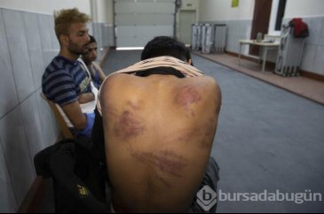 Düzensiz göçmenlerin Yunan askerlerince darp edilip Türkiye'ye gönd...