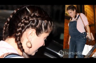 Hazal Kaya saçlarını ördürdü!