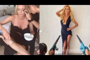 Kırmızı halı için hazırlanan güzel tıraş olurken fotoğraf paylaştı!