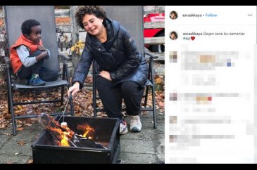 Esra Akkaya'nın yeni yaşamından ilk kareler 