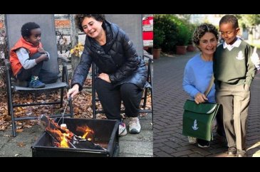 Her şeyi geride bırakıp oğlu ile Londra'ya taşınmıştı
