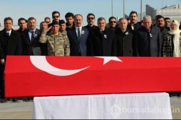Şehit son yolculuğuna uğurlandı