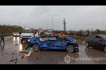 Bursa'da lüks otomobilde sıkışarak can verdi