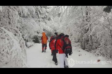 Bursa'da zirve yolunda arama yaparken irtibatı kesilen AKUT ekibine...