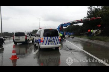 Beton mikseri askeri alana uçtu