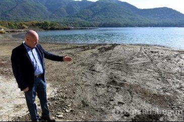 Marmaris'te sular çekildi...