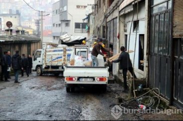 Yangın sonrası soğutma çalışması!