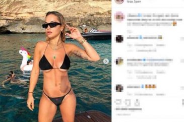 Rita Ora'dan sosyal medyayı sallayan 'iç çamaşırlı' paylaşım!